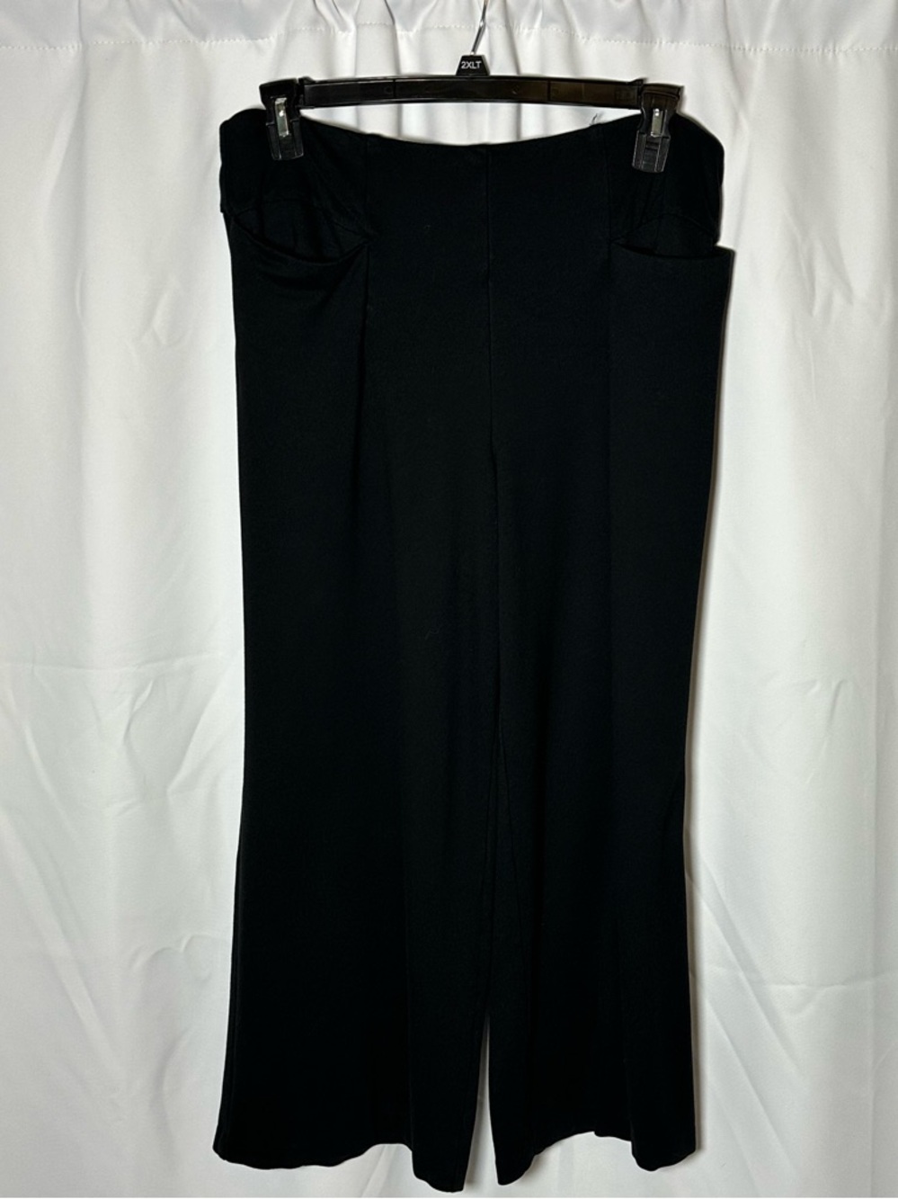 Torrid 1x regular Women's Black Wide-Leg dress Pants with stretch waist